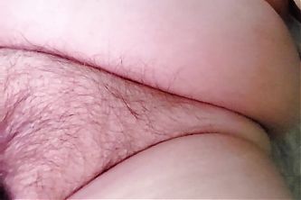 Horny masturbating hairy pussy with my dildo, had a wonderful orgasm